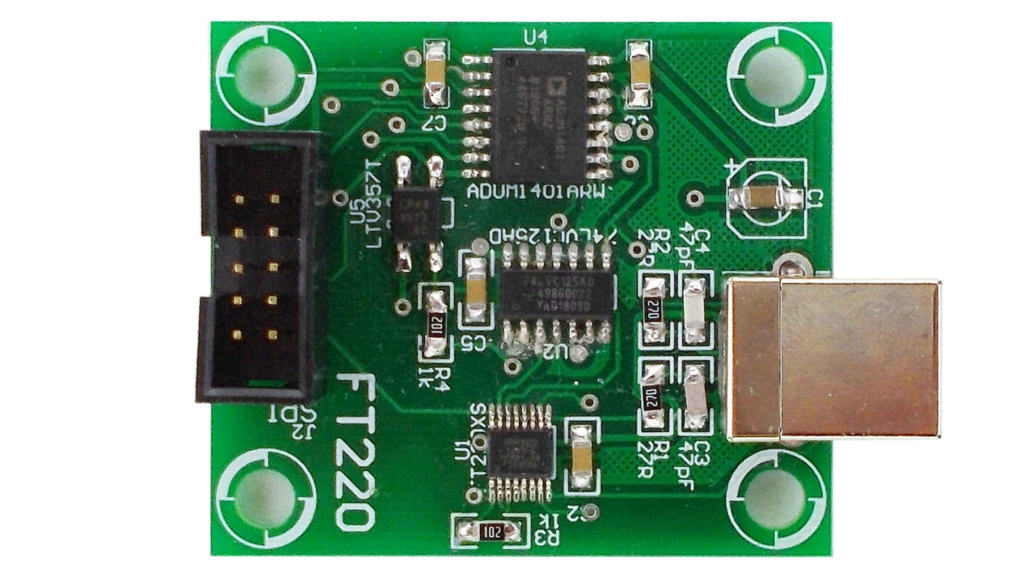 Izolowany galwanicznie mostek USB-SPI. Przykłady wykorzystania z ...